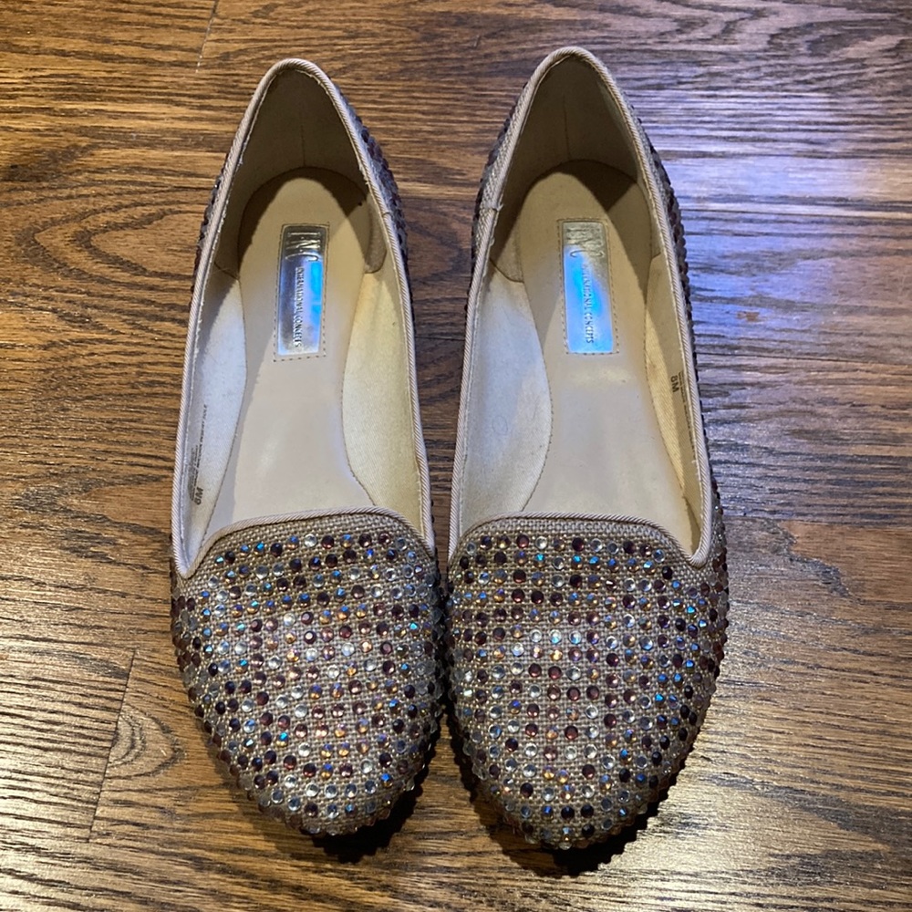 Bedazzled Ballet Flats by International Concepts